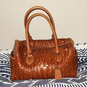 Cole Haan Woven Leather Purse